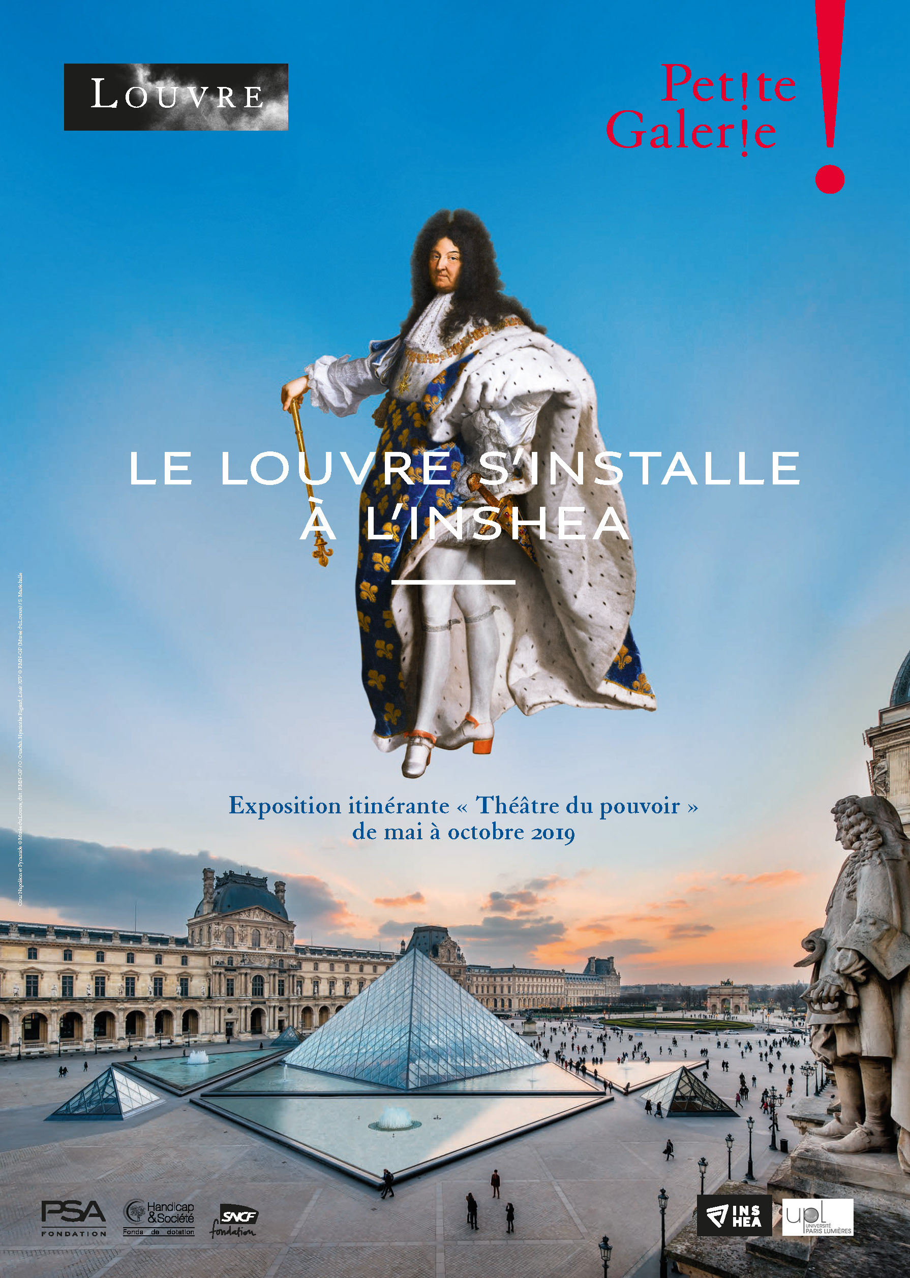 Le Louvre à l'INSHEA, affiche. 