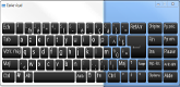 image Options d’ergonomie de Windows 7. Outils clavier visuel