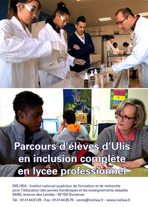 Jaquette du film "Parcours d’élèves d’ULIS en inclusion complète en lycée professionnel"
