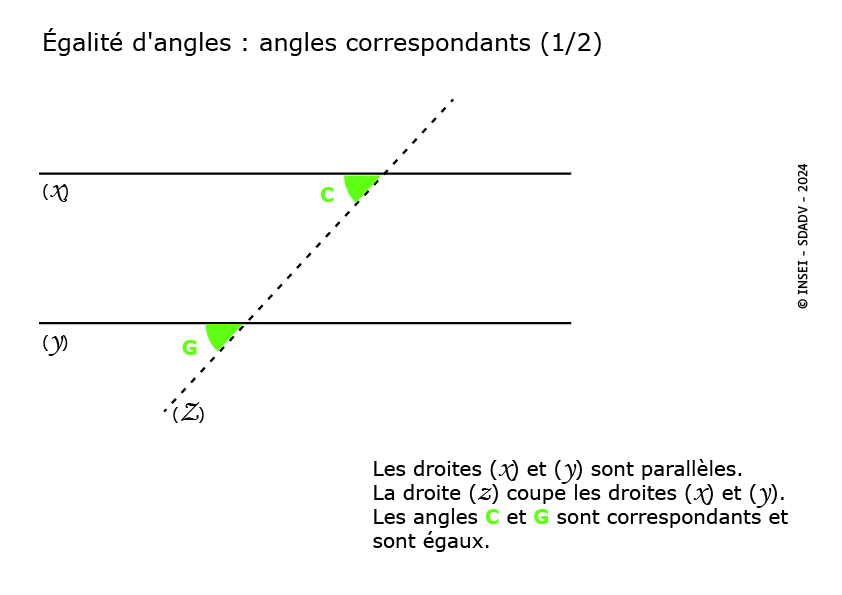 Vignette Angles correspondants